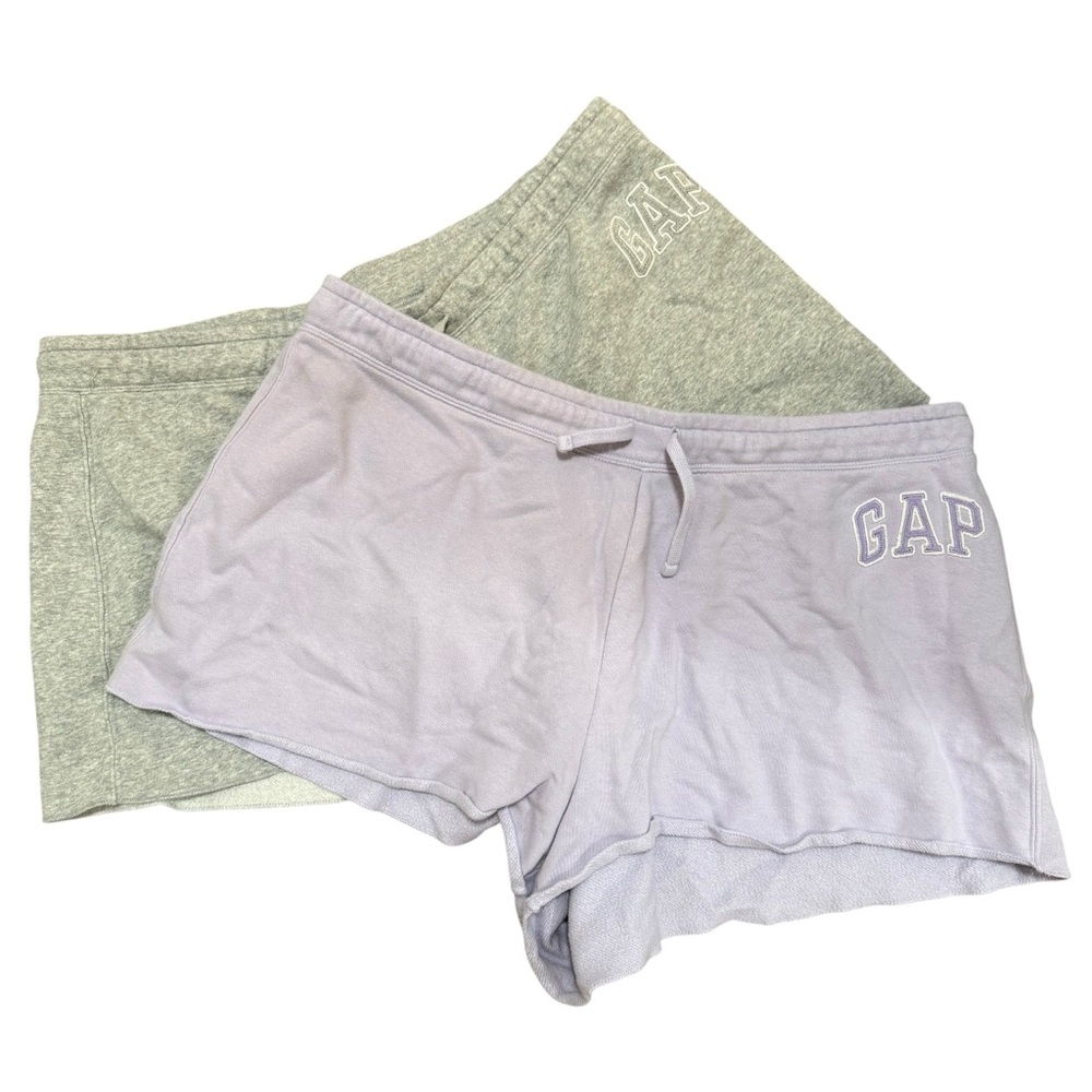 GAP Heritage lounge shorts bundle XXL Lavender gray cozy athleisure